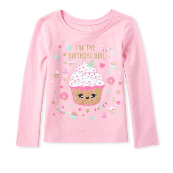 The Children's Place Other - NWT Place Birthday Pink Long Sleeve Top 18-24mo